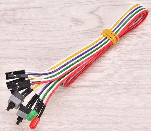 Jual Kabel Switch Power On Off Reset LED HDD untuk PC Komputer - Kab ...