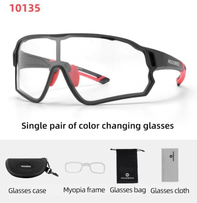 Gambar Kacamata Sepeda Gowes ROCKBROS 10135 Original Photocromic Full Frame - 10135 dari Rockbrosindo undefined Tokopedia