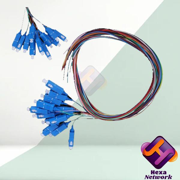 Jual Fiber Optic Pigtail 12 Core SC /UPC 0.9mm Single Mode|12 Core SC ...