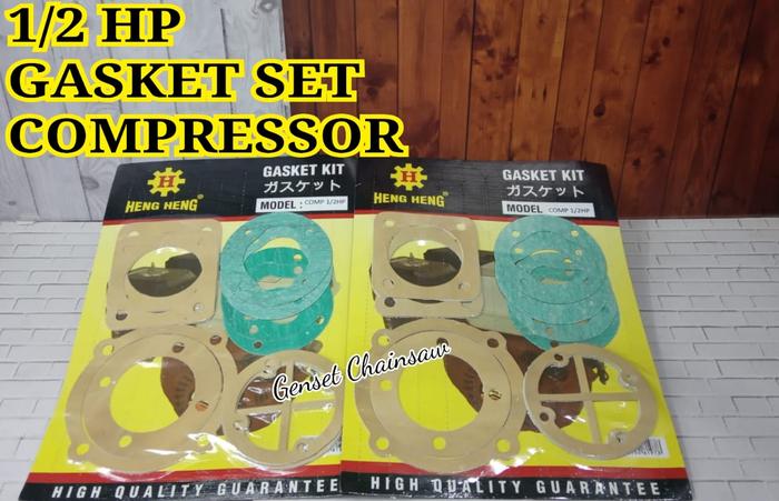 Gambar Gasket Seat Packing Set Paking Komplit Kompressor Compressor 5HP 5 HP - 1/2 HP Gasket dari GENSET CHAINSAW undefined Tokopedia