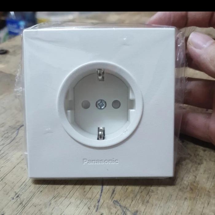 Gambar stop kontak panasonic black hitam style minimalis - PUTIH STYLE dari eco led lighting undefined Tokopedia