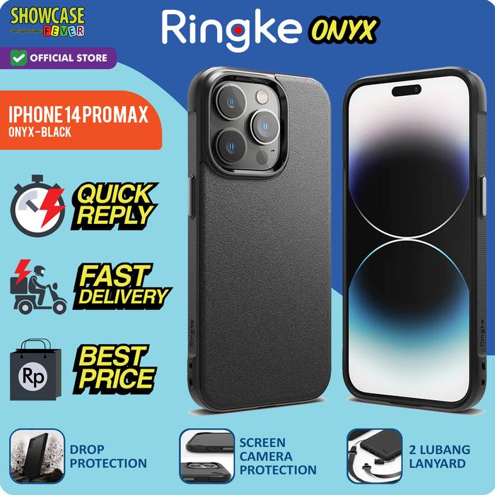 Gambar Ringke Compatible For iPhone 14 Pro Max Onyx Softcase Anti Crack Tahan Bentur Tipis - Black dari ShowcaseFever undefined Tokopedia