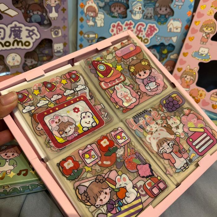 Gambar Stiker Box Merk Senmu 1 Box Isi 100 Lembar Sticker Waterproof Anti Air - Pink dari Paris Store Jakarta undefined Tokopedia