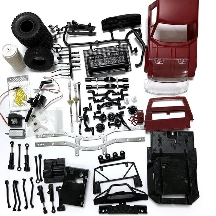 Gambar WPL C14K C-14K C14-K 1/16 RC KIT Toys RC Military Truck KIT Version - Red dari Happy Indonesia88 undefined Tokopedia