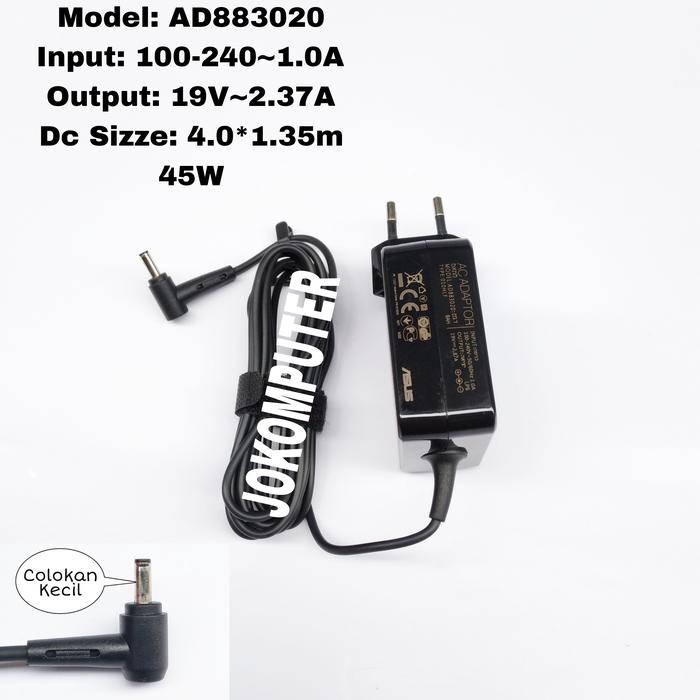 Gambar ORI Adaptor Charger Casan Laptop Asus X441U X441B X441S 19V 2,37A 45W dari JOKOMPUTER undefined Tokopedia