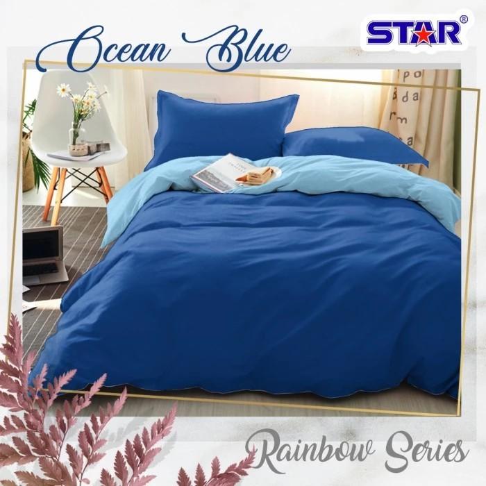 Gambar SPREI KATUN POLOS / SPREI ANTI GESER / SPREI 16X200 180X200 200X200 - ocean blue, 180x200x30 dari ayunasprei undefined Tokopedia