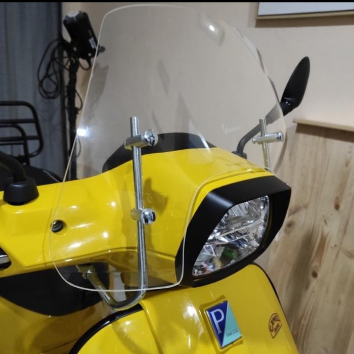 Gambar Fly Screen / Windshield Vespa S Lama & S125 iGet. Aksesoris Winsil - S125 iGet Clear dari Sariah050 undefined Tokopedia