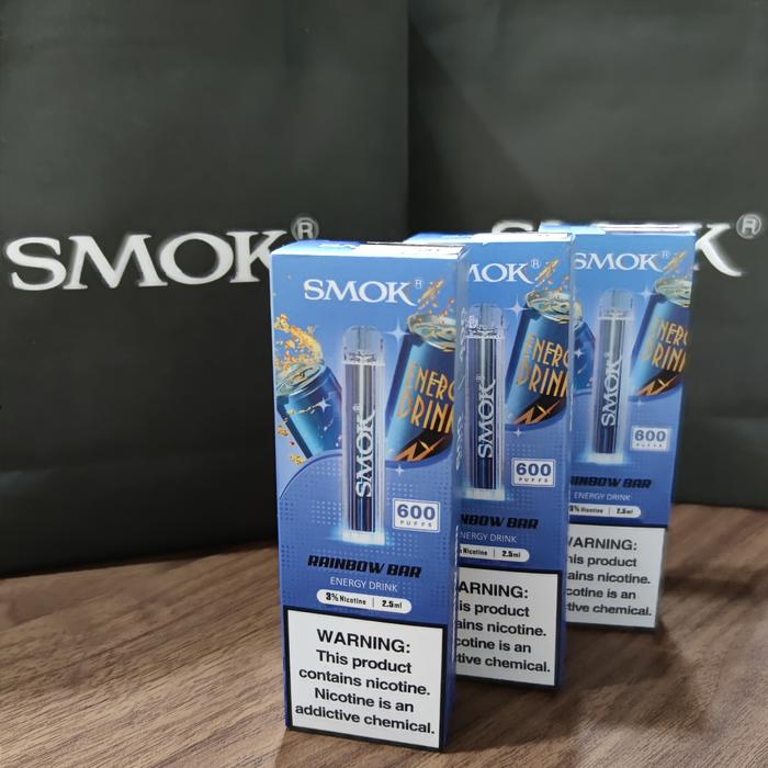 Gambar Rokok Elektrik SMOK Rainbow Electric Cigarette Disposable Pod Vapor - ENERGY DRINK dari SMOKPUFF undefined Tokopedia