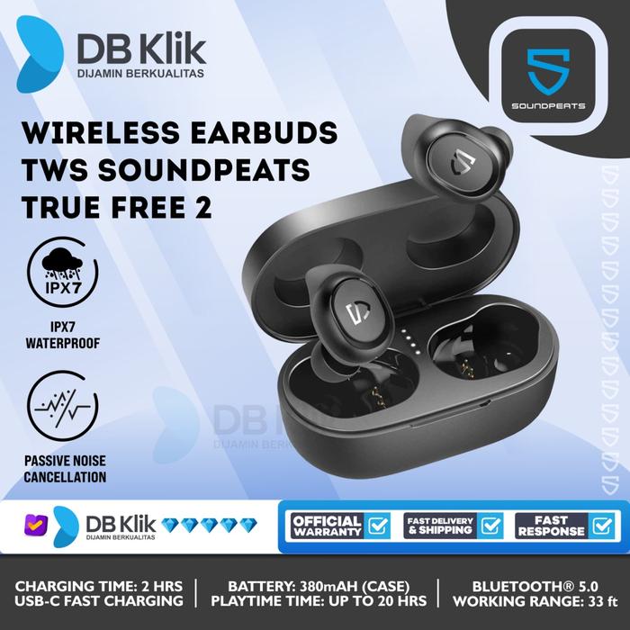 TWS SOUNDPEATS TrueFree 2 - Wireless Earbuds SOUNDPEATS True Free 2