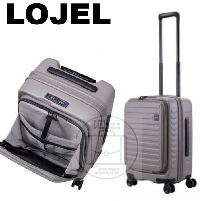 Gambar Koper Lojel Cubo 1 Koper Hardcase Size 21 inch Small Grey - Grey Khaki dari Milano Centre undefined Tokopedia