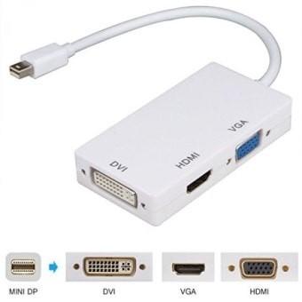 Madhabi 3-in-1 Mini DisplayPort to HDMI VGA DVI Adapter – Thunderbolt Compatible Multiport Video Converter for MacBook Pro, Laptop, PC to Monitor, HDTV, Projector – Black Madhabi 3-in-1 Mini DisplayPort to HDMI VGA DVI Adapter – Thunderbolt Compatible Multiport Video Converter for MacBook Pro, Laptop, PC to Monitor, HDTV, Projector – Black