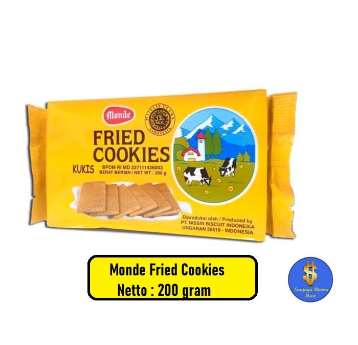Gambar Monde Fried Cookies 200g-Biskuit Monde Fried Cookies dari Sunjaya Utama Mart undefined Tokopedia