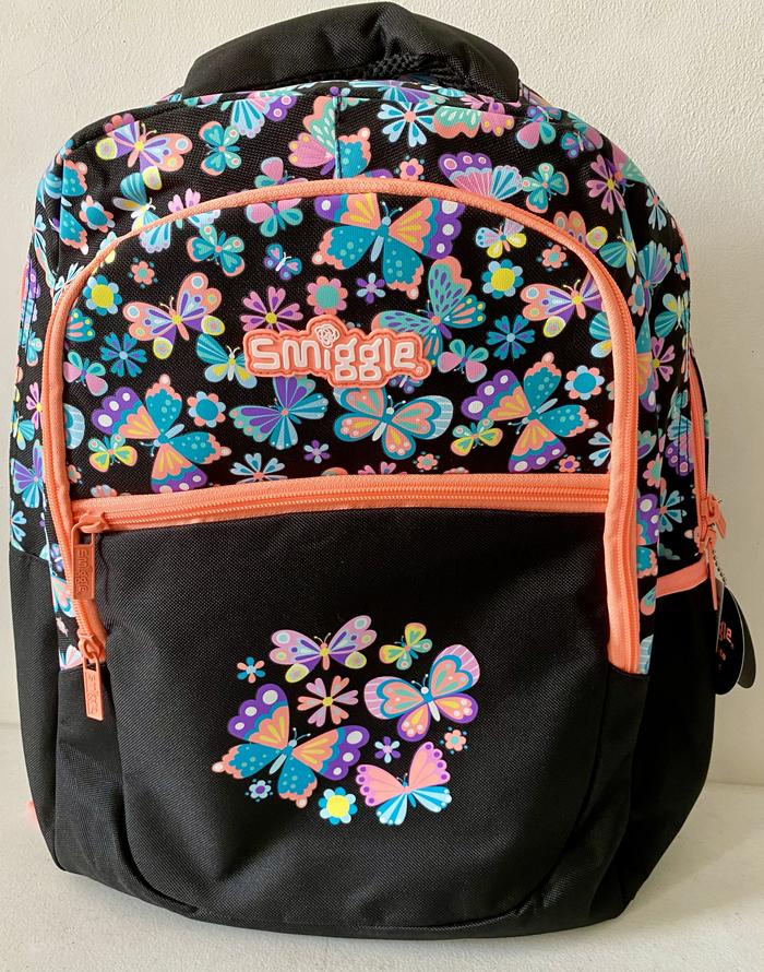 Gambar Tas Ransel SMIGGLE ORIGINAL SD bukan kw - Butterfly Black dari Heygoods_id undefined Tokopedia