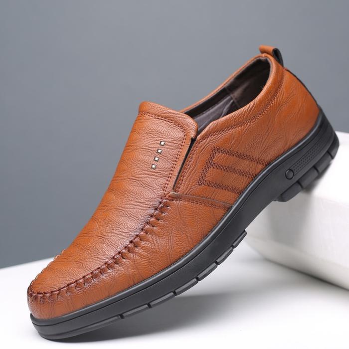Gambar sepatu pantofel pria pantofel hitam santai formal dewasa laki laki - brown, 39 dari pandaw@ store undefined Tokopedia