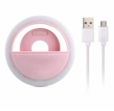 Gambar LAMPU SELFIE HANDPHONE LAPTOP TABLET SMARTPHONE LED RINGLIGHT BeKHouse - Merah Muda dari Bekhouse undefined Tokopedia