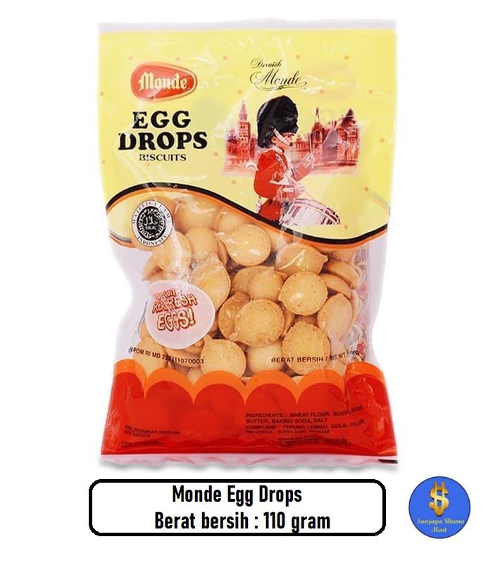 Gambar Monde Egg Drops Biscuit-Biskuit Monde Egg Drops - 110 gram dari Sunjaya Utama Mart undefined Tokopedia