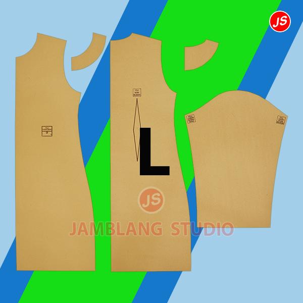 Gambar Pola Instan Baju Kurung Melayu ( IS 035 ) - L dari Jamblang Store undefined Tokopedia