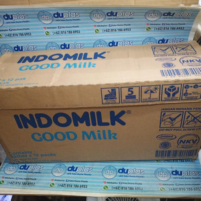 Gambar Indomilk Good Milk Plain UHT 950 ml - 1 Dus / 12 pcs dari Tbk Duplas undefined Tokopedia
