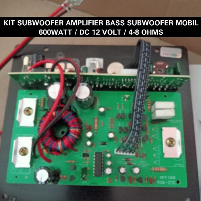 Jual Kit Subwofer Mobil Power Amplifier Super Subwoofer Car Audio
