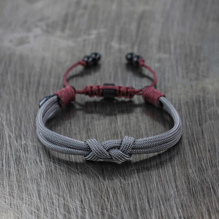 Gambar Gelang infinity cord - Gray dari PARADOPE.LTD undefined Tokopedia