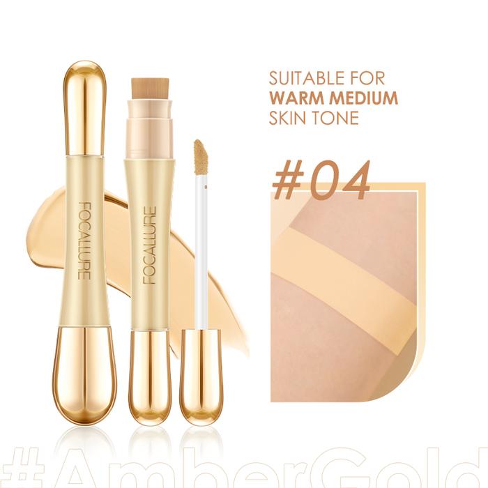 Gambar FOCALLURE #AmberGold Full Coverage Concealer Lightweight FA230 - #4 dari BEAUTY ENTITY undefined Tokopedia