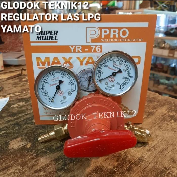 Gambar REGULATOR GAS LPG YAMATO REGULATOR LPG MERK YAMATO REGULATOR GAS LPG - MAX YAMATO LPG dari PUSAT MESIN LAS 12 undefined Tokopedia