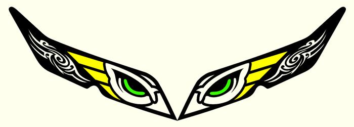 Gambar Sticker Stiker Lampu Mata Elang R15 V3 #2 - Lampu 1 dari 57 Jaya Sticker undefined Tokopedia