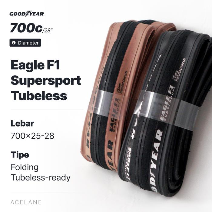 Jual Ban Sepeda Goodyear Eagle F1 Supersport Tubeless Ready road