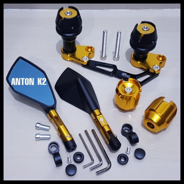 Gambar PAKET 3 ITEM/VARIASI AKSESORIS MOTOR VARIO 160/VARIO 160 NEW/PCX 160 - Gold, PCX 160 NEW dari ANTON K2 AKSESORIS MOTOR undefined Tokopedia