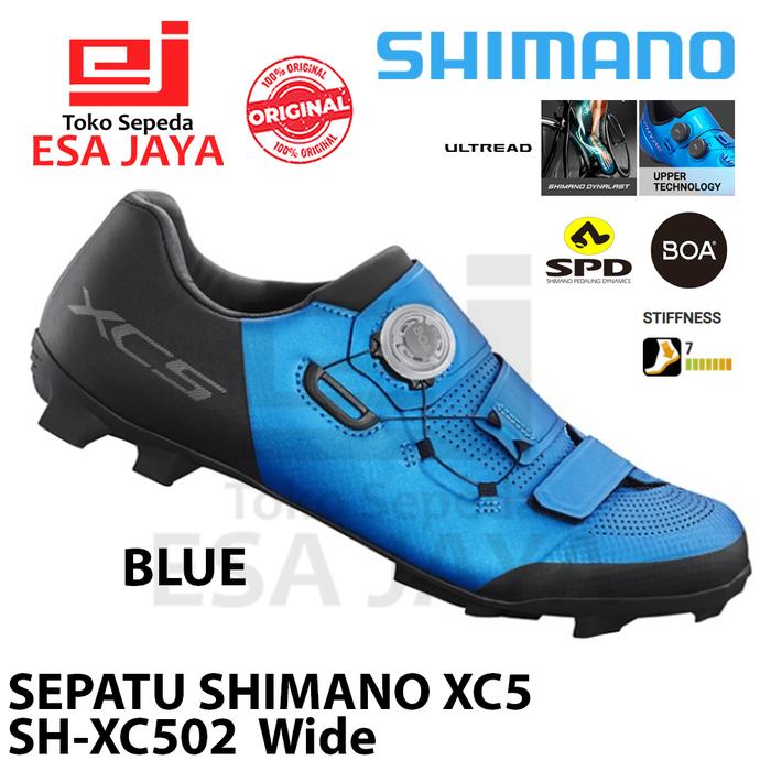 Shimano Xc5 Zapatos Shimano Spd Sepatu Sepeda Shimano XC5 Wide MTB - Main Image