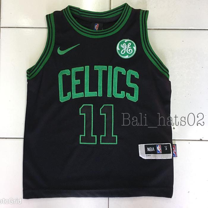Jersey Basket Nba Anak Boston Celticd Kyrie irving Grade Original Hitam,