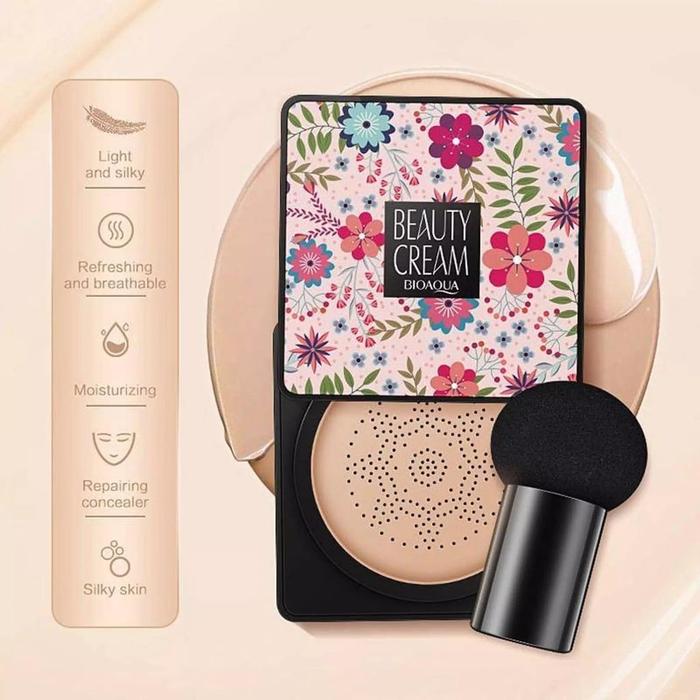 Gambar BIOAQUA BEAUTY CREAM 20GR CUSHION BB CREAM MAKE UP WANITA KOSMETIK - BEIGE 03 dari Joy Victoria Panjer Pakerisan undefined 5 Tokopedia