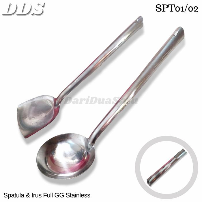 Gambar Sodet Spatula Sutil Irus Gagang Stainless Tebal - Irus dari DariDuaSatu undefined Tokopedia