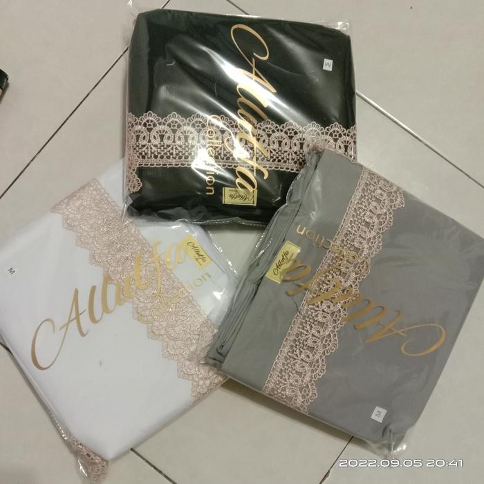 Gambar Mukena Anak 2 in 1 couple resleting aktip katun renda grasela - warna lain, M dari Allutfa collection undefined Tokopedia