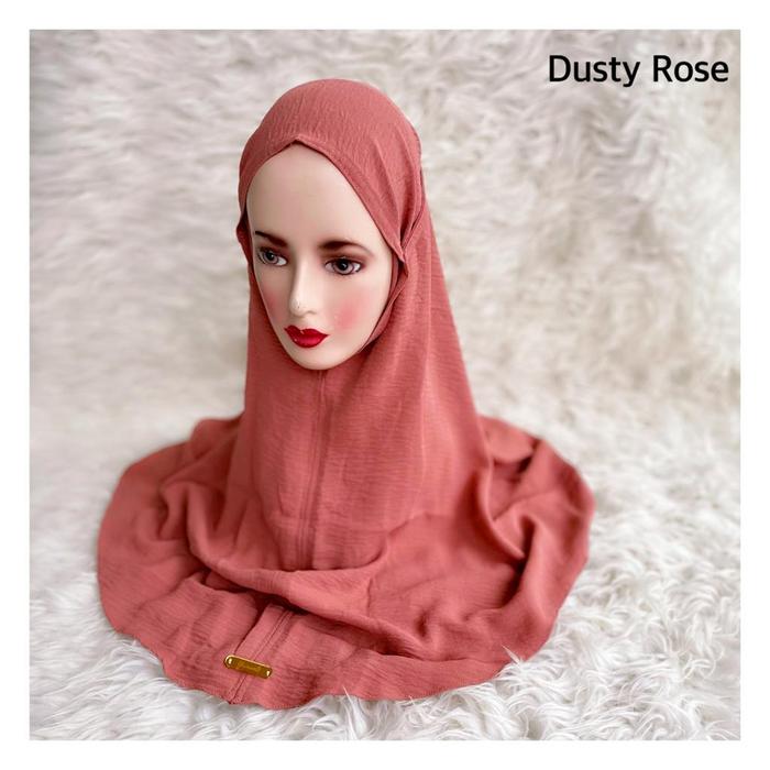 Gambar Bergo naura - Dusty Rose dari yamunaid undefined Tokopedia