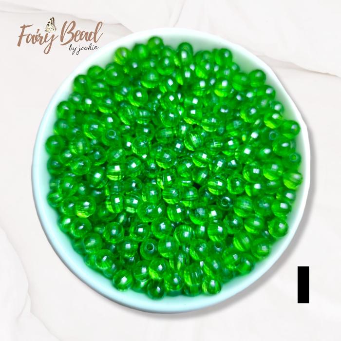 Gambar (30g) Manik manik Mote Kristal Bening Bahan Meronce - DIY Craft, 6mm - I dari Fairy Bead undefined Tokopedia
