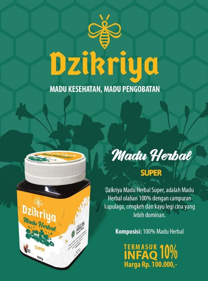 Gambar MADU DZIKRIYA Original Madu Hutan Madu Herbal Madu Sarang Madu Sachet - Herbal SuperMns dari MFF Health Beauty undefined Tokopedia