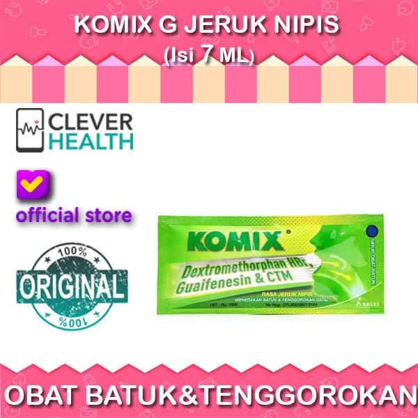 Gambar KOMIX G JERUK NIPIS ISI 1 SACHETS @ 7 ML dari CleverHealth undefined Tokopedia