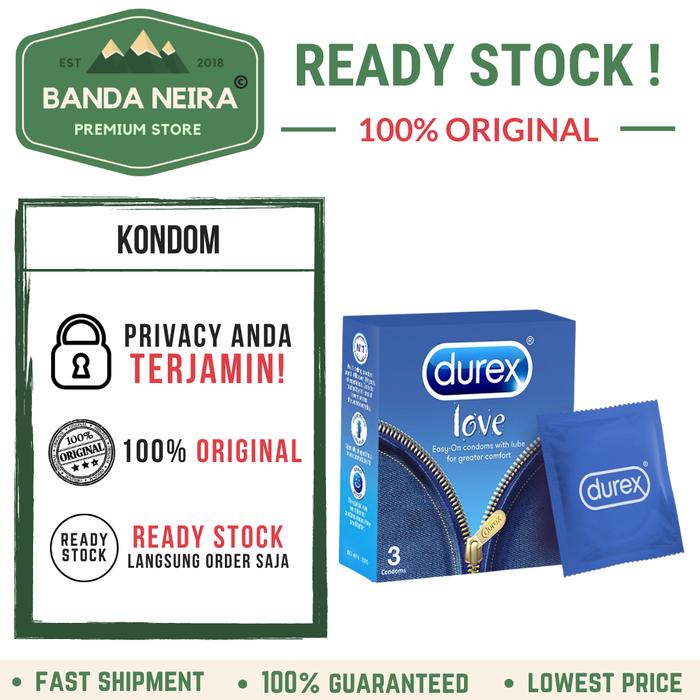Gambar Durex Love Jeans Condom / Kondom Mudah Mengikuti Bentuk 0.06 MM - SACHET, 3 PCS dari Banda Neira Store undefined Tokopedia