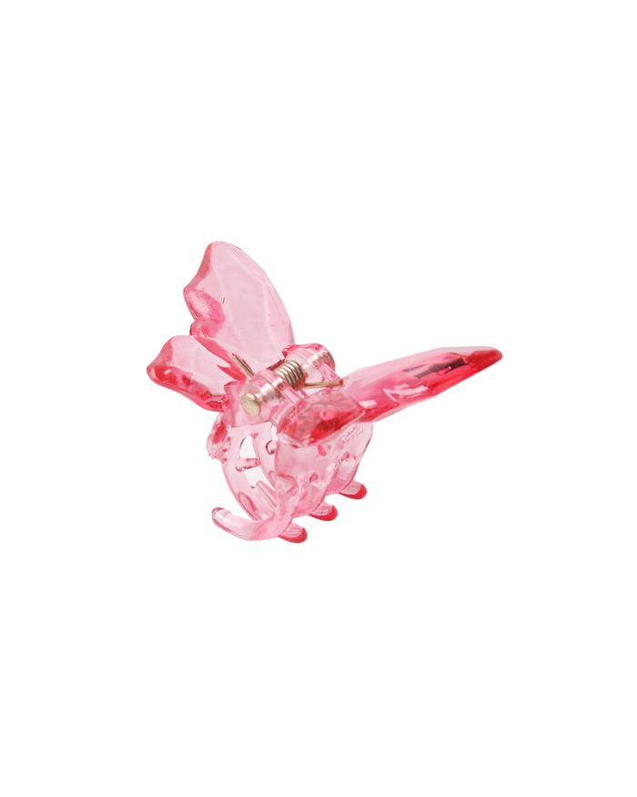 Gambar Stroberi Transparent Color Butterfly Hair Clip - Pink dari Stroberi Accessories undefined Tokopedia