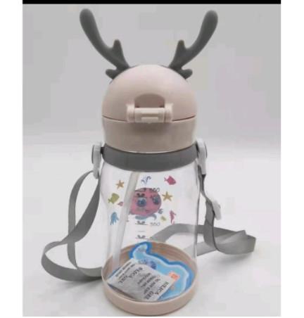Gambar Botol Minum Anak Karakter Deer - Botol Air Minum Bertali 550ml H835 - Krem dari Toko City 88 undefined Tokopedia