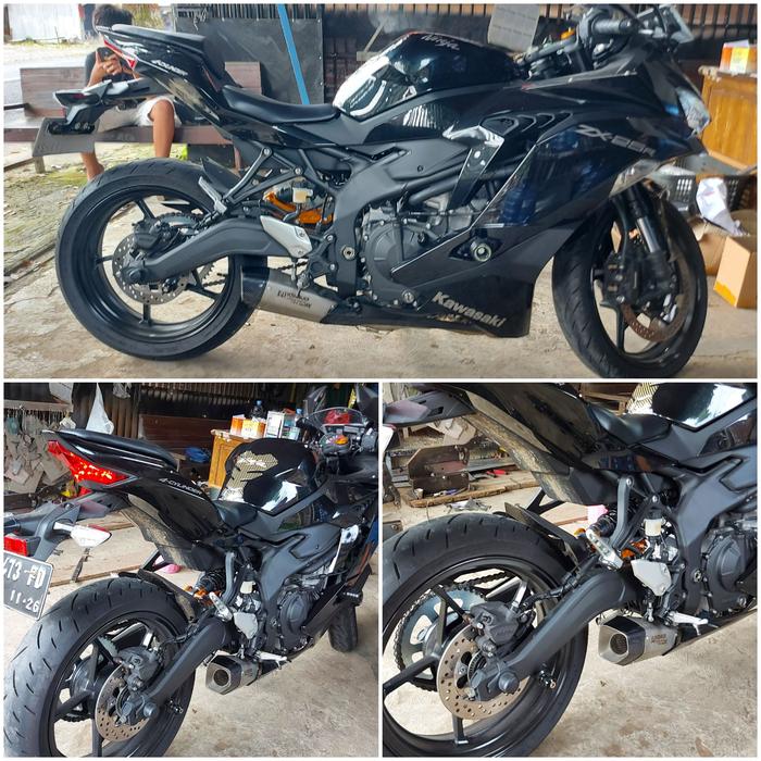 Gambar knalpot racing yoshimura full system for zx25r ( pnp ) dari Putra Jaya Sport undefined Tokopedia