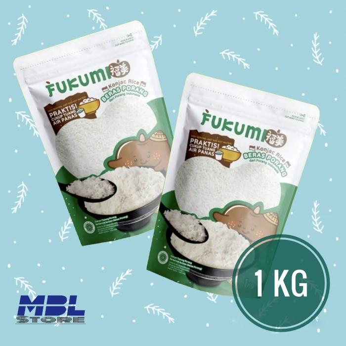 Gambar FUKUMI BERAS PORANG POUCH 1KG - Fukumi pouch dari MBL Store New undefined Tokopedia