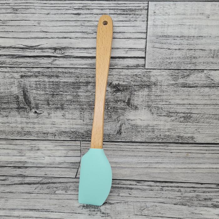 Gambar mini wooden utensil cooking spatula wooden handle / alat masak - tosca spatula dari etc shopline undefined Tokopedia
