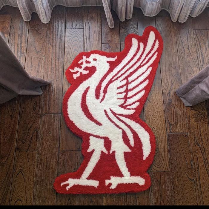 Gambar Custom rug / carpet LiverpOOl FC logo - 50cm dari Custom.iniitu undefined Tokopedia