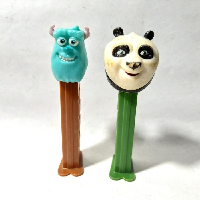 Pez Monsters University Inc Kungfu Kung Fu Panda Poo Disney Rare Toys