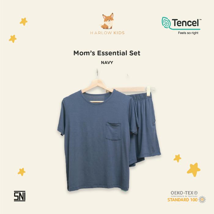 Gambar Harlow Kids - Tencel Mom's Essential Set - Navy, XL dari Harlowkids undefined Tokopedia
