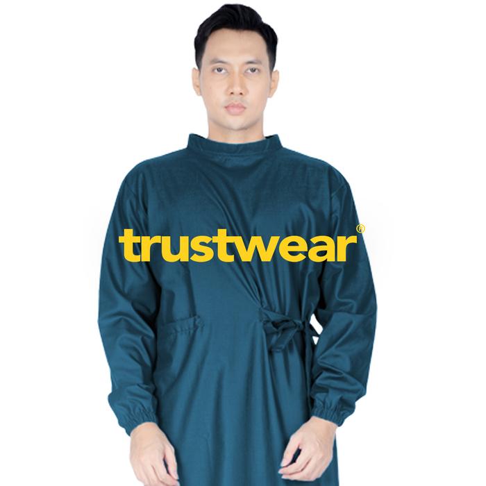 Gambar TRUSTWEAR - Ellie Surgical Gown / Gaun Operasi / Gaun OK Dokter / Perawat - Oceana dari TRUSTWEAR undefined Tokopedia
