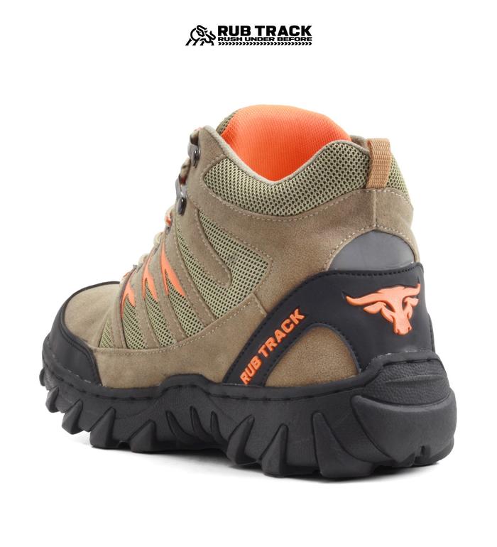 Gambar SEPATU GUNUNG TRACKING RUBTRACK TEON SEPATU TRACKING HIKING PRIA - Cream, 40 dari RUB TRACK OFFICIAL undefined Tokopedia