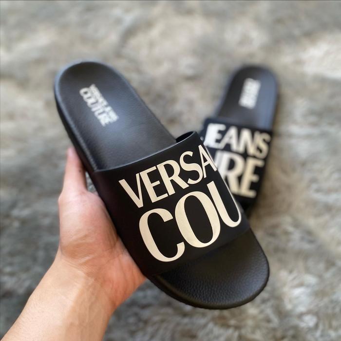versace jeans couture flip flops